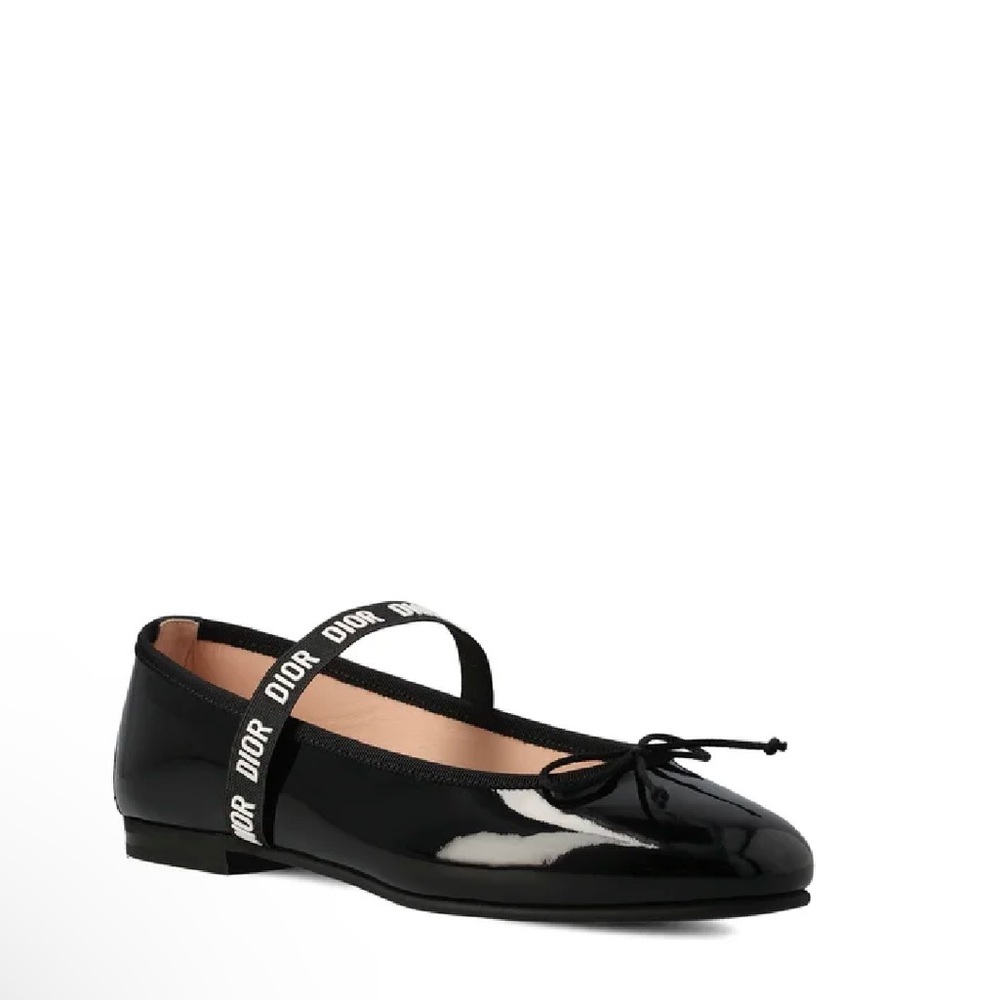 Dior Black ballet flats